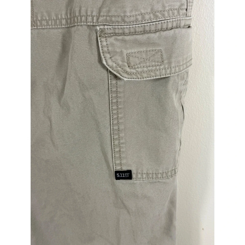5.11 Tactical Series Cargo Pants Men's 38x32 Khaki Ripstop Utility Workwear